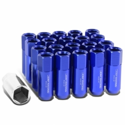 DNA odlehčené 60mm matice na kola JDM Racing 20ks - M12x1.5 Blue