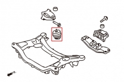 Hardrace zesílené uložení motoru - Hyundai Genesis Coupe 3.8 V6 (08+)