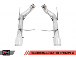 AWE Tuning axleback výfuk Track Eedition - Ford Mustang GT V8 5.0 (11 - 14)