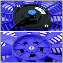 DNA úzký ventilátor chladiče Blue - 12"