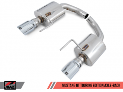 AWE Tuning axleback výfuk Touring Edition - Ford Mustang GT V8 5.0 (15 - 17)