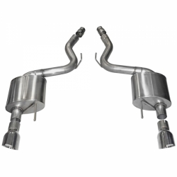 Corsa Performance axleback výfuk - Ford Mustang GT 5.0 V8 (15 - 17)