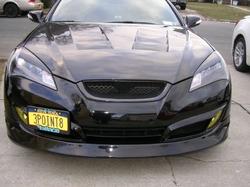 KDM karbonová mračítka předních světel - Hyundai Genesis Coupe (10 - 13)