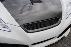 KDM Sarona RTS přední karbonová maska - Hyundai Genesis Coupe (08 - 12)
