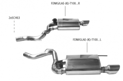 Bastuck výfukový systém - Ford Mustang GT 5.0 V8 (Nový model 2015+)