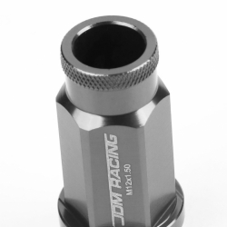 DNA odlehčené matice na kola JDM Racing 20ks - M12x1.25 Silver