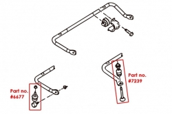Hardrace zadní stabilizátor - Mazda 3 BL BK (04 - 13)
