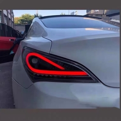 SuperLux LED Full Black Smoke sekvenční zadní světla - Hyundai Genesis Coupe