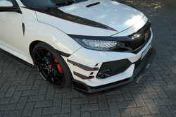 Maxton přítlačná křidélka na přední nárazník (Canards) - Honda civic Type-R FK8 (17+)