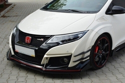 Maxton přítlačná křidélka na přední nárazník (Canards) - Honda Civic 9G Type-R FK2 (15 - 17)