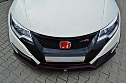Maxton ABS lip Racing V1 pod přední nárazník - Honda Civic 9G Type-R FK2 (15 - 17)