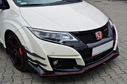 Maxton ABS lip Racing V1 pod přední nárazník - Honda Civic 9G Type-R FK2 (15 - 17)