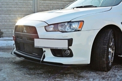 Maxton ABS Racing splitter pod přední nárazník V2 - Mitsubishi Lancer EVO X (08 - 15)