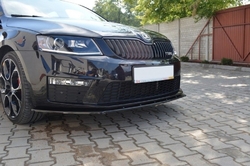Maxton ABS lip V1 pod přední nárazník  - Škoda Octavia RS MK3 (12 - 16) / (17+)
