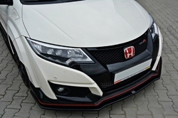 Maxton ABS lip V1 pod přední nárazník - Honda Civic 9G Type-R FK2 (15 - 17)