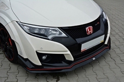 Maxton ABS lip V2 pod přední nárazník - Honda Civic 9G Type-R FK2 (15 - 17)