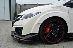 Maxton ABS lip V2 pod přední nárazník - Honda Civic 9G Type-R FK2 (15 - 17)