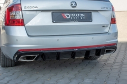 Maxton ABS difuzor V2 zadního nárazníku - Škoda Octavia RS MK3 (12 - 16) / (17+)