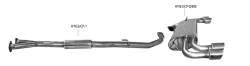 Bastuck catback výfukový systém - Hyundai Genesis Coupe 3.8 V6 (10 - 14)