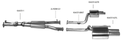Bastuck výfukový systém - Kia Stinger GT 3.3T-GDi (18+)