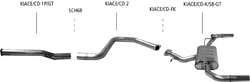 Bastuck catback výfukový systém - ProCee'd GT 1.6 T-Gdi (2019+)