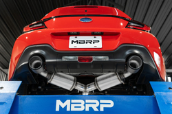 MBRP axleback výfuk - Toyota GT86 / Subaru BRZ