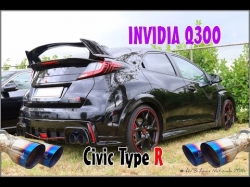 Invidia catback výfukový systém - Honda Civic 9G Type-R FK2 (15+)