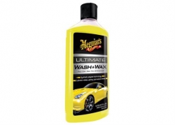Meguiar's Ultimate Wash & Wax - luxusní, nejkoncentrovanější autošampon s příměsí karnauby a polymerů (473 ml)
