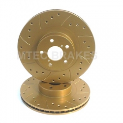 MTEC ochranný nátěr pro 2 brzdové kotouče MTEC - Gold Edition (zlatý)