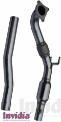 Invidia downpipe s katalyzátorem - Volkswagen Scirocco / Golf 5 6 / Seat Leon / Audi TT 2.0 TSI (09+)