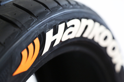 Tirestickers nálepky na pneumatiky - HANKOOK (orange logo)