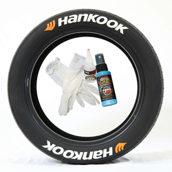 Tirestickers nálepky na pneumatiky - HANKOOK (orange logo)