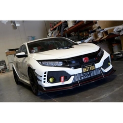 APR karbonová přítlačná křidélka - Honda Civic FK8 Type-R (17+)