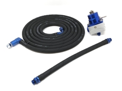 Precision Raceworks Fuel Return Line kit + regulátor tlaku - BMW motor N54 E92