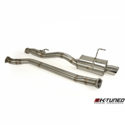 K-Tuned 3" Oval Tube catback výfuk - Honda Civic Type-R EP3 (02 - 05)