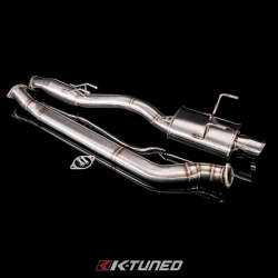 K-Tuned 3" Oval Tube catback výfuk - Honda Civic Type-R EP3 (02 - 05)