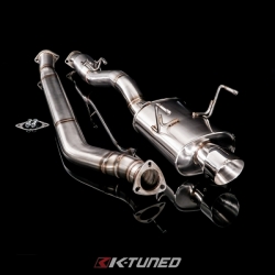 K-Tuned 3" Oval Tube catback výfuk - Honda Civic Type-R EP3 (02 - 05)