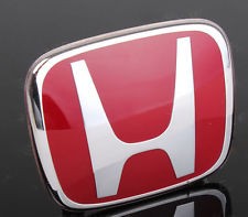 Červené přední logo Honda Type-R - Honda Civic FN FK (06 - 11)