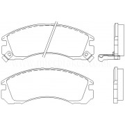 MTEC přední brzdové destičky Mintex - Mitsubishi Lancer Ralliart, Outlander, Pajero, Galant