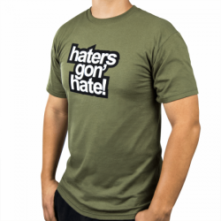 Skunk2 bavlněné tričko Haters - barva Military Green