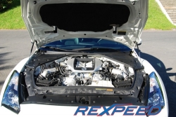 Rexpeed karbonové vzpěry kapoty - Nissan GT-R R35 (09+)