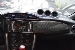 Rexpeed DRY karbonové krytky panelů palubové desky - Toyota GT86 / Subaru BRZ