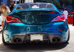 KDM MyRide karbonový difuzor zadního nárazníku - Hyundai Genesis Coupe (10 - 15)