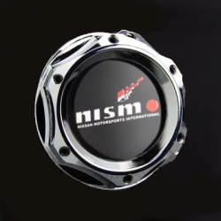 Nismo chromované olejové hliníkové víčko Nissan - 350z, 370z, atd..