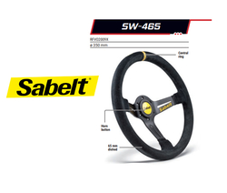 Sabelt sportovní semišový volant SW465 - 350mm