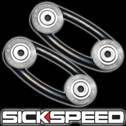 Sickspeed rychloupínáky nárazníku - černé