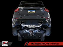 AWE Tuning elektronicky ovládaný catback výfuk SwitchPath - Ford Focus RS MK3 (16 - 18)