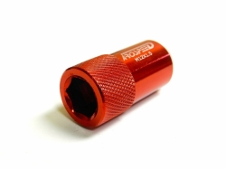 Arospeed odlehčené matice na kola Tuner Hex 20ks - Red