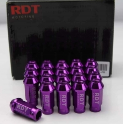 RDT kolové matice 50mm M12x1.5 - fialové