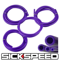 Sickspeed univerzální silikonové hadice - 3 metry, fialové